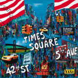 Times Square 5th Avenue Kunstdrucke von Sophie Wozniak