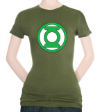 Juniors: Green Lantern-Lantern Logo T-Shirt