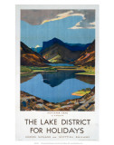 The Lake District for Holidays, LMS, c.1923-1939 Affiches