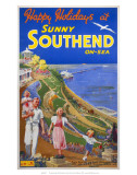Sunny Southend-on-Sea, LNER/LMS, c.1940s Affiches
