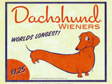 Dachshund Wieners Planscher av Brian Rubenacker