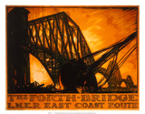 The Forth Bridge, LNER, c.1923-1947 Affiches par Frank Brangwyn