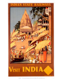 Visit India, Indian State Railways, c.1930s Posters Visit India, Indian State Railways, c.1930s Posters