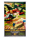 Rambles in the West Country, SR, c.1938 Poster