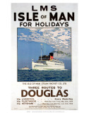 Isle of Man for Holidays, LMS, c.1923-1947 Láminas por Norman Wilkinson Isle of Man for Holidays, LMS, c.1923-1947 Láminas por Norman Wilkinson