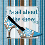 Girly Shoe I Prints by Sylvia Murray