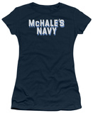 Juniors: McHale's Navy-Logo T-shirts