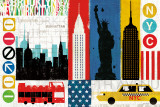 New York City Experience Art by Mo Mullan