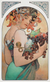 Fruit, c.1897 Art by Alphonse Mucha