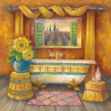 Villa Bath I Prints by Elaine Vollherbst-Lane