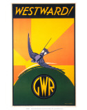 Westward!, GWR, c.1932 Poster by Phillip Brown