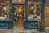 Parisian Wine Shop Poster by Marilyn Hageman