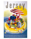 Jersey, BR, c.1948-1965 Poster by E. Lander