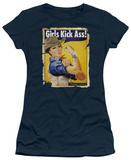 Women's: Western Girls Kick Ass T-shirts