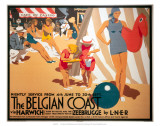 The Belgian Coast, LNER, c.1930 Prints