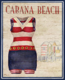 Cabana Beach Prints by Paul Brent