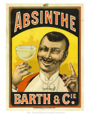 Absinthe Barth & Cie, c.1890 Poster