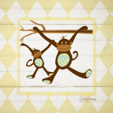 Singes Affiche par Sylvia Murray