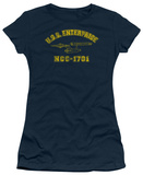 Juniors: Star Trek-Enterprise Athletic T-Shirt