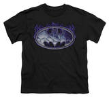 Youth: Batman-Cracked Shield T-shirts