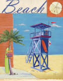 Lifeguard Collage III Poster par Paul Brent