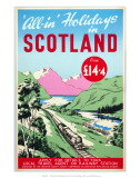 All-In Holidays in Scotland, Creative Tourist Agents Conference/BR, c.1950s Posters