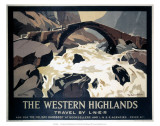 The Western Highlands, LNER, c.1923-1947 Prints