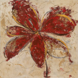 Floral Gesture II Print by Katrina Craven