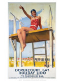 Dovercourt Bay, Holiday Lido, LNER, c.1941 Prints by Daphne Padden