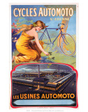 Cycles Automoto St Etienne, Les Usines Automoto, c.1914 Prints