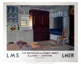 The Birthplace of Robert Burns, LMS/LNER, c.1923-1947 Pósters por Norman Wilkinson The Birthplace of Robert Burns, LMS/LNER, c.1923-1947 Pósters por Norman Wilkinson