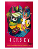 Jersey, BR, c.1957 Posters by E. Lander