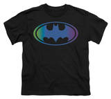 Youth: Batman-Gradient Bat Logo T-Shirt