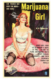 Marijuana Girl Affiches