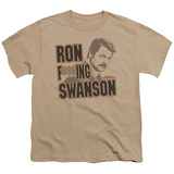 Youth: Parks & Rec-Ron F***Ing Swanson Camiseta