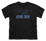 Youth: Star Trek-Enterprise Outline Shirts