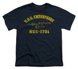 Youth: Star Trek-Enterprise Athletic T-shirts