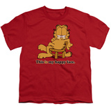 Youth: Garfield - Happy Face T-shirts