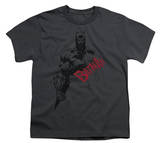 Youth: Batman - Sketch Bat Red Logo T-shirts