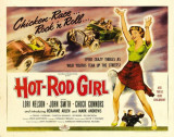 Hot Rod Girl -  Style Kunstdruck