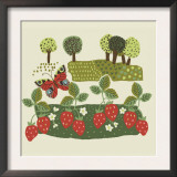 Strawberries and Trees Posters