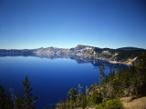 Crater Lake in Crater Lake National Park, Oregon, USA Photographic Print by Bernard Friel