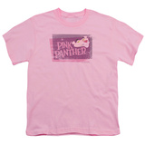 Youth: Pink Panther - Distressed T-Shirt