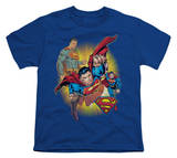 Youth: Justice League America - Superman Collage T-Shirt