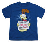 Youth: Garfield - Will Eat Homework T-shirts