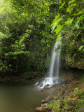 Kalihiwai Stream and Waterfall, Hawaii, USA Photographie par Douglas Peebles