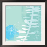 Abstract Flower and Fern Prints