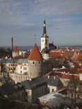 View of Old Town From Toompea, Late Afternoon, Tallinn, Estonia Photographic Print by Walter Bibikow