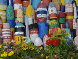 Colorful Buoys on Wall, Rockport, Massachusetts, USA Lámina fotográfica por Adam Jones Colorful Buoys on Wall, Rockport, Massachusetts, USA Lámina fotográfica por Adam Jones