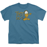 Youth: Garfield - They Did It T-shirts
